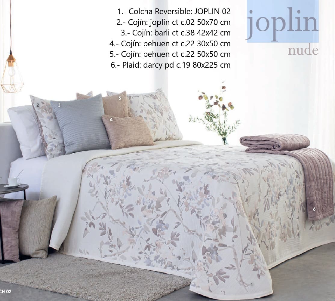 Artículos coordinados Colcha Joplin de Reig Marti