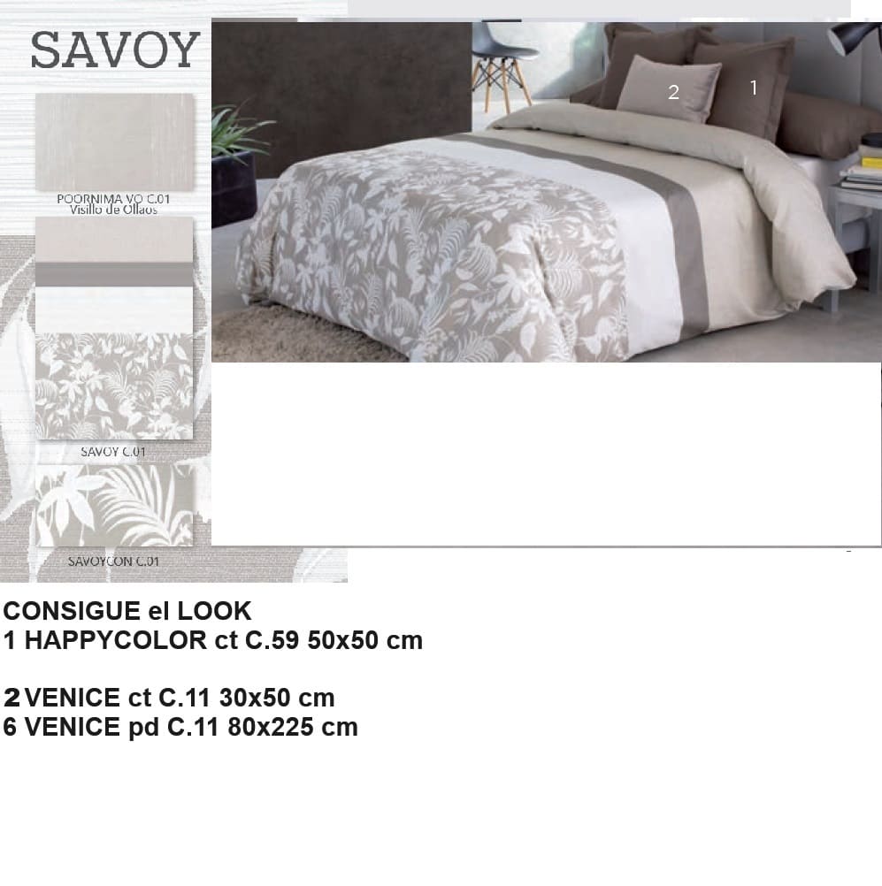 Artículos coordinados Funda Nórdica Savoy Beig de Reig Marti