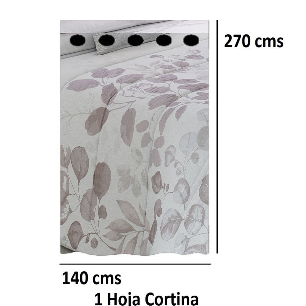 Cortina Confeccionada Viscri Salmon de Reig Marti Salmón Cortina 140x270 Ollaos 