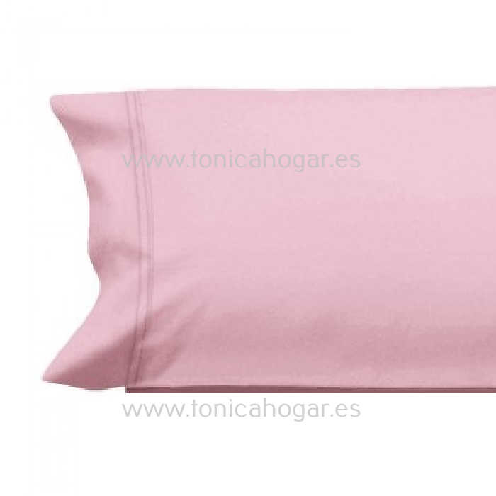 2 fundas de almohada de algodón 50x75 cm rosa CASUAL TO