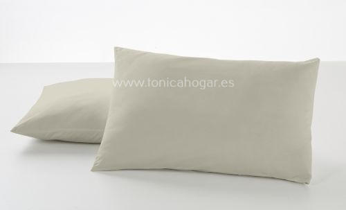 Fundas Almohadas Y Cojines Combi 50-50 de Es-Telia. 138 Piedra 2 Fundas Almohadas 075-080 (2 de 50x80) 