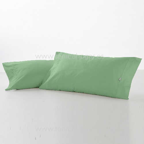 Fundas Almohadas Y Cojines Combi 50-50 de Es-Telia. 359 Verde Albahaca Pack Funda Almohada 2 de 45x080 359 Verde Albahaca Pack Funda Almohada 2 de 45x090 