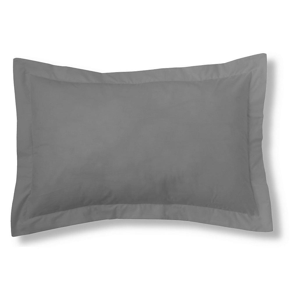 Fundas Almohadas Y Cojines Combi 50-50 de Es-Telia. 364 Titanio Funda Cojín Pestaña 50x75+5 