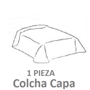 Colcha Capa Profil Agua Marina