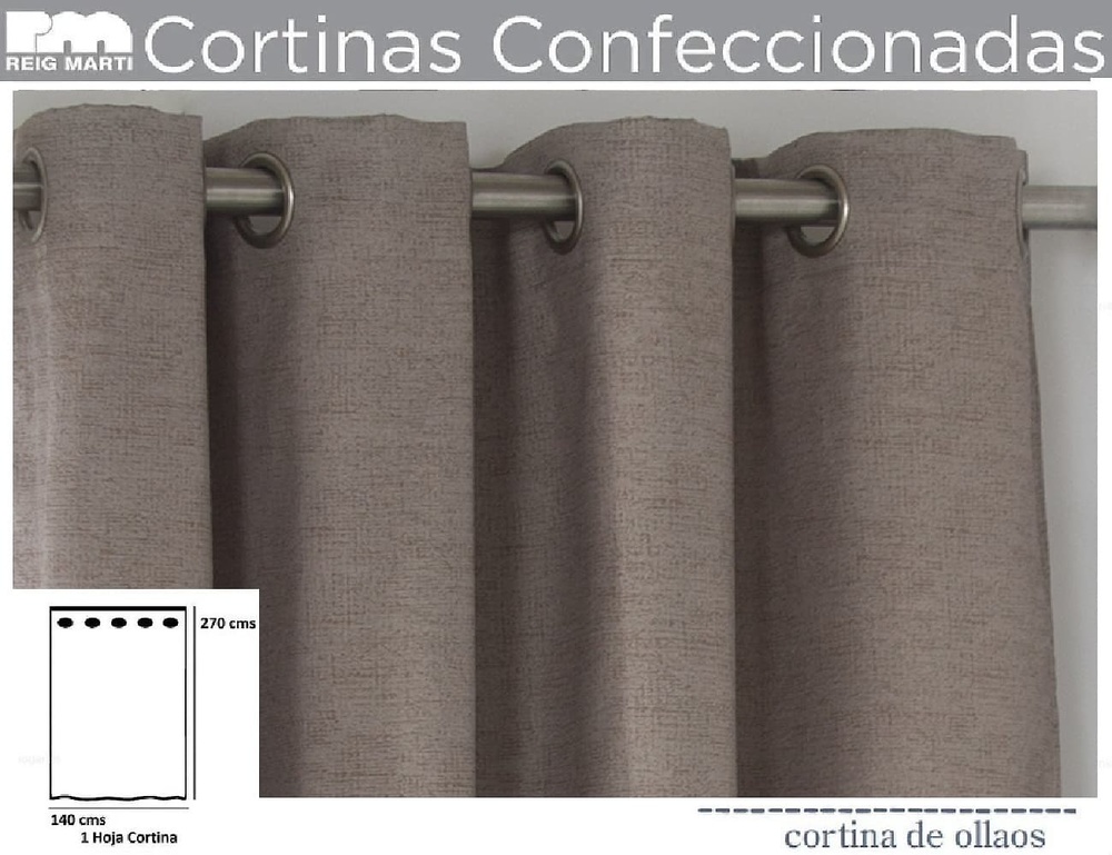 Cortina Confeccionada Fasiocon Maquillaje de Reig Marti 