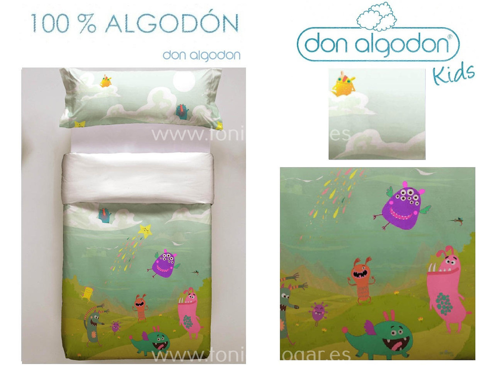 Duo Funda N rdica BUGS de DON ALGOD N Tonica Hogar