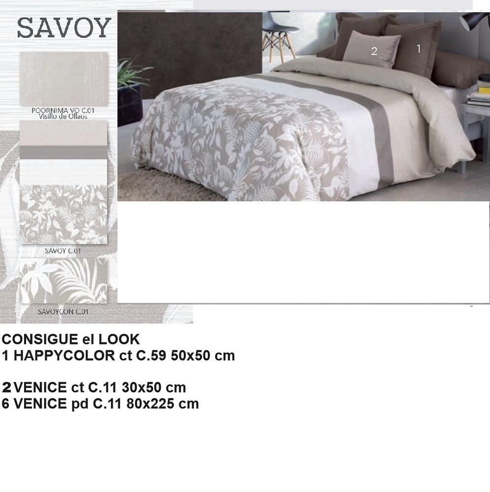 Artículos coordinados Funda Nórdica Savoy Beig de Reig Marti 