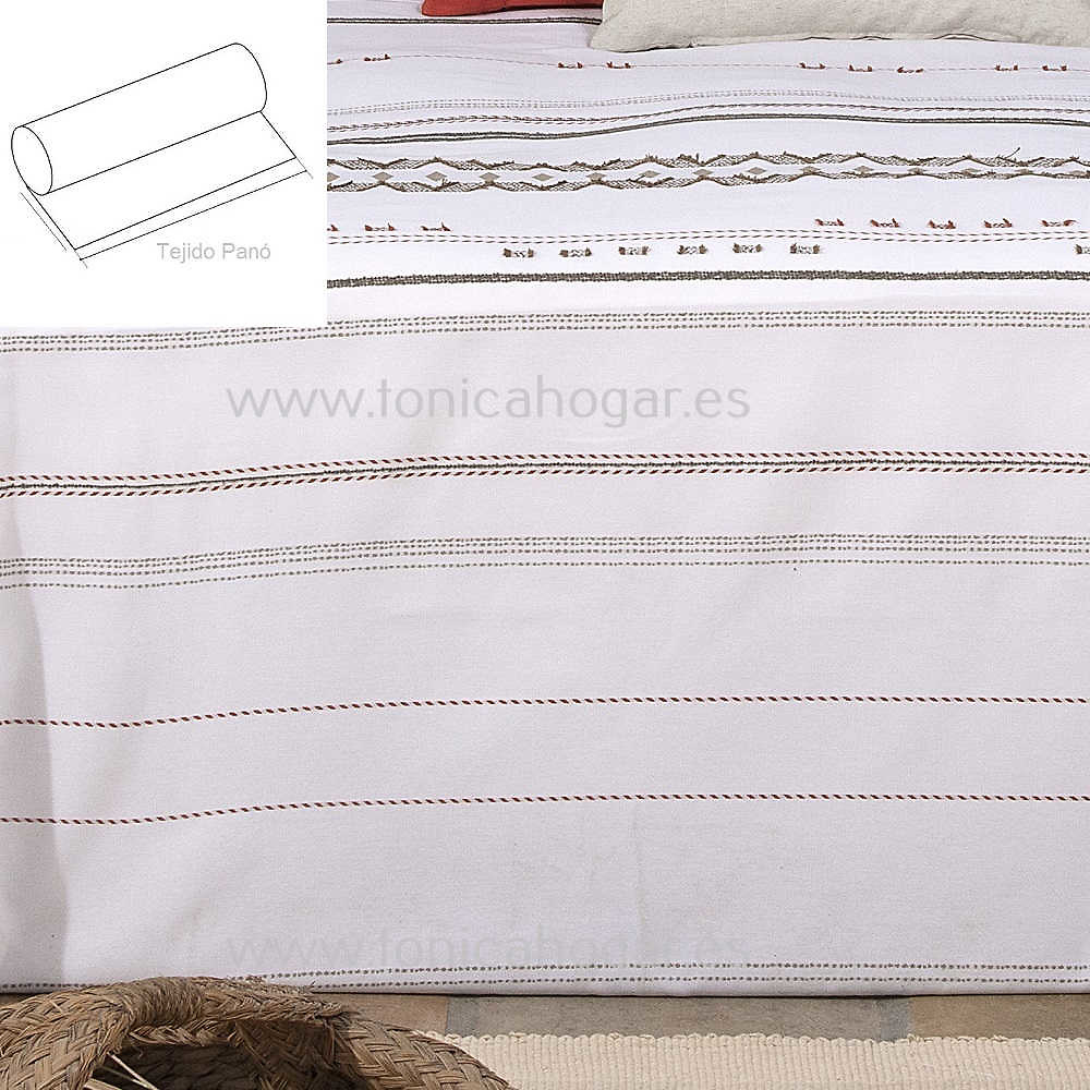 Detalle Tejido Metraje Preta Taupe de Cañete con Metraje Pano Preta/PNMT C.626 Taupe de Cañete 