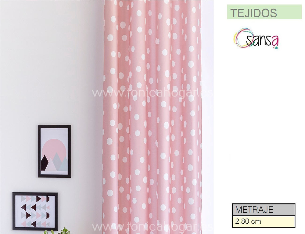 comprar Tejido Infantil TOPO Rosa de Sansa online 